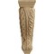 Ekena Millwork 6 1/2"W x 8"D x 22"H Small Jumbo Acanthus Wood Corbel, Rubberwood CORW07X08X22ACRW - alternate 2
